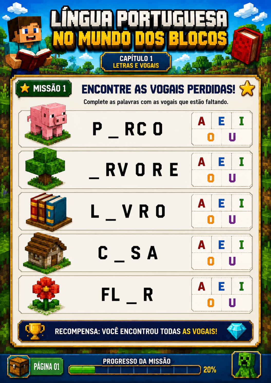Atividade — Reconheça os Sólidos